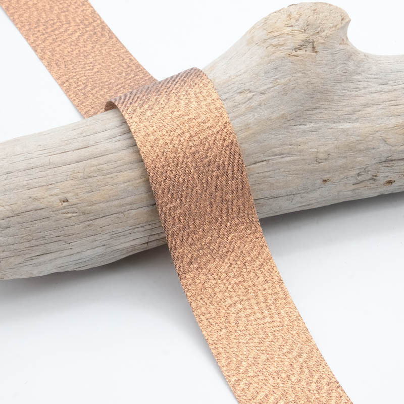 30mm Copper Lamé Bias Tape - Maison Klem